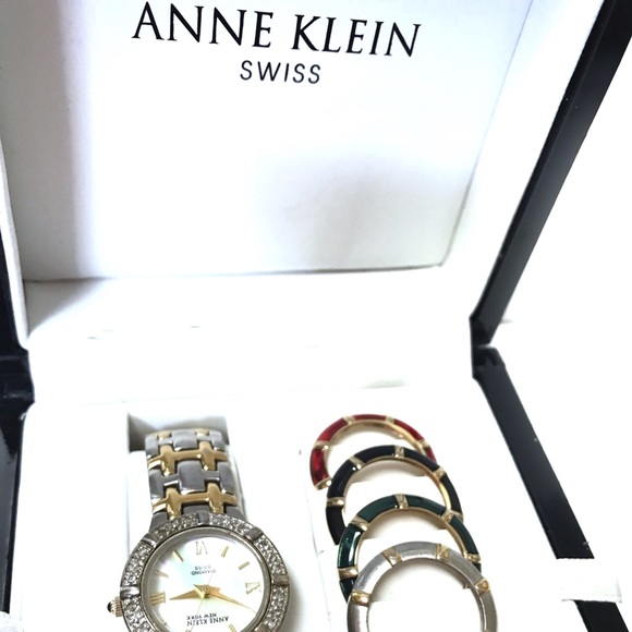 anne klein interchangeable watch